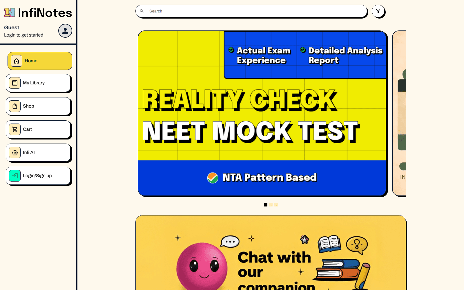 InfiNotes screenshot